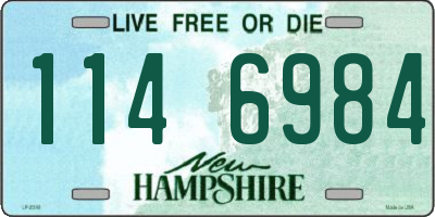 NH license plate 1146984