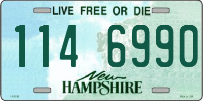 NH license plate 1146990