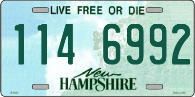 NH license plate 1146992