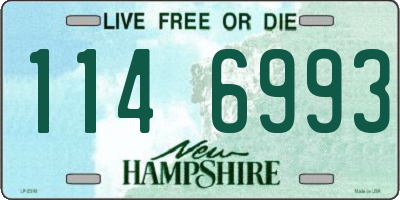 NH license plate 1146993