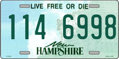NH license plate 1146998
