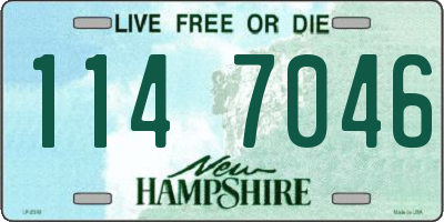 NH license plate 1147046
