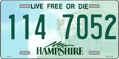 NH license plate 1147052