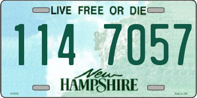 NH license plate 1147057