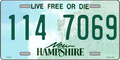 NH license plate 1147069