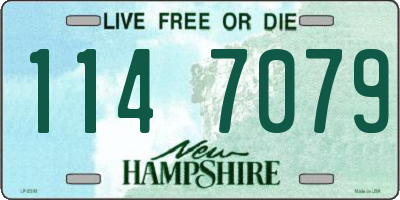 NH license plate 1147079