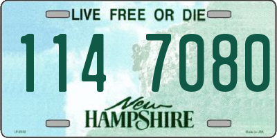 NH license plate 1147080