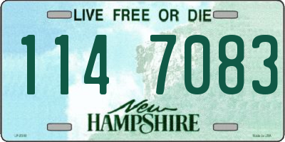 NH license plate 1147083