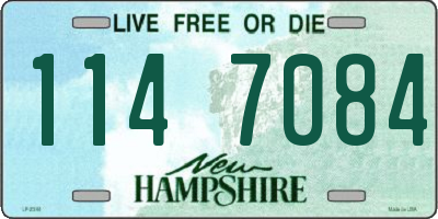 NH license plate 1147084