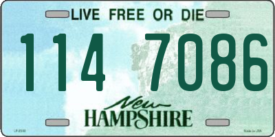 NH license plate 1147086