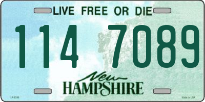 NH license plate 1147089