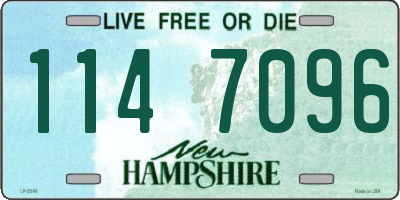 NH license plate 1147096