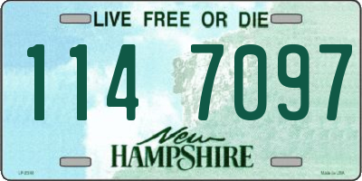 NH license plate 1147097
