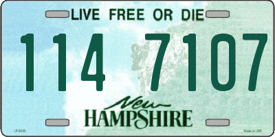 NH license plate 1147107