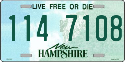 NH license plate 1147108
