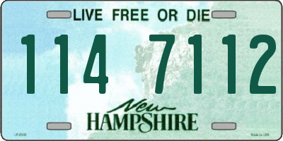 NH license plate 1147112