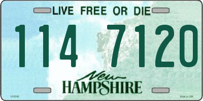 NH license plate 1147120