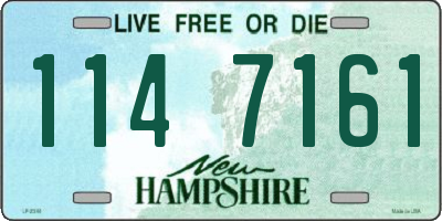 NH license plate 1147161
