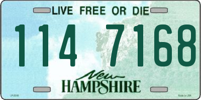 NH license plate 1147168