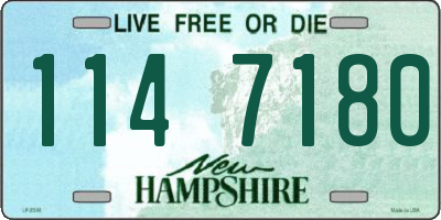 NH license plate 1147180