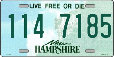 NH license plate 1147185