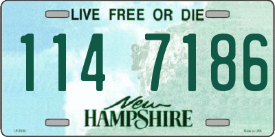 NH license plate 1147186