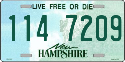 NH license plate 1147209