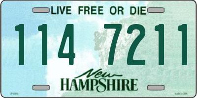 NH license plate 1147211