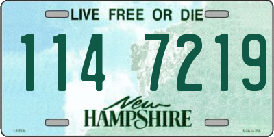 NH license plate 1147219