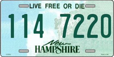 NH license plate 1147220