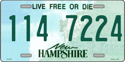 NH license plate 1147224