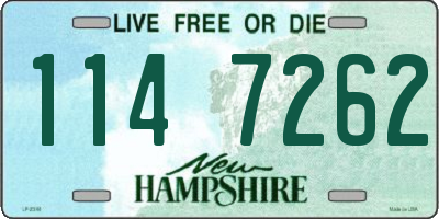 NH license plate 1147262