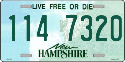 NH license plate 1147320