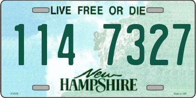 NH license plate 1147327