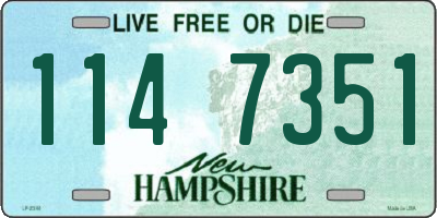 NH license plate 1147351
