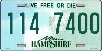 NH license plate 1147400