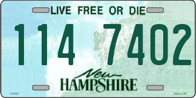 NH license plate 1147402
