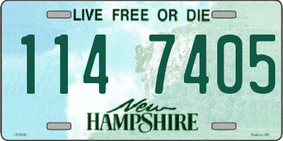 NH license plate 1147405