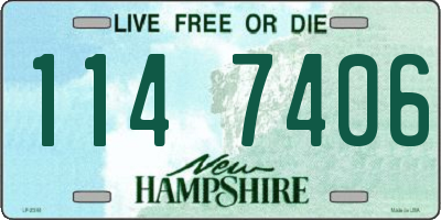 NH license plate 1147406