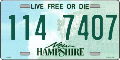 NH license plate 1147407