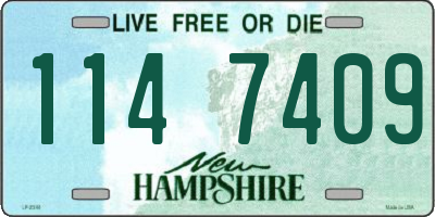 NH license plate 1147409
