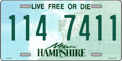 NH license plate 1147411