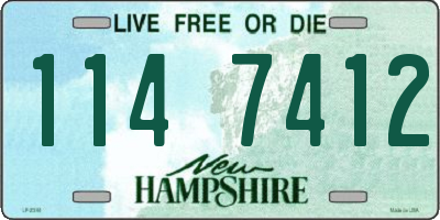 NH license plate 1147412