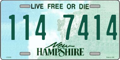 NH license plate 1147414