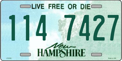 NH license plate 1147427