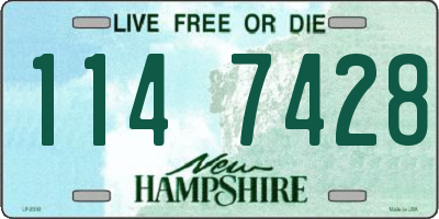 NH license plate 1147428