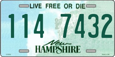 NH license plate 1147432