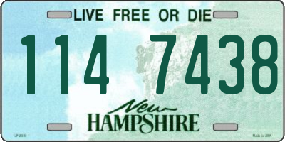 NH license plate 1147438