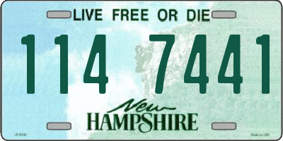 NH license plate 1147441