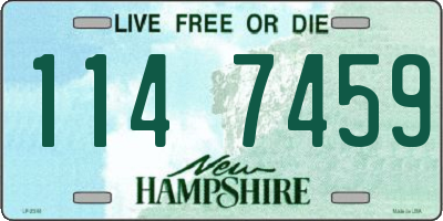 NH license plate 1147459